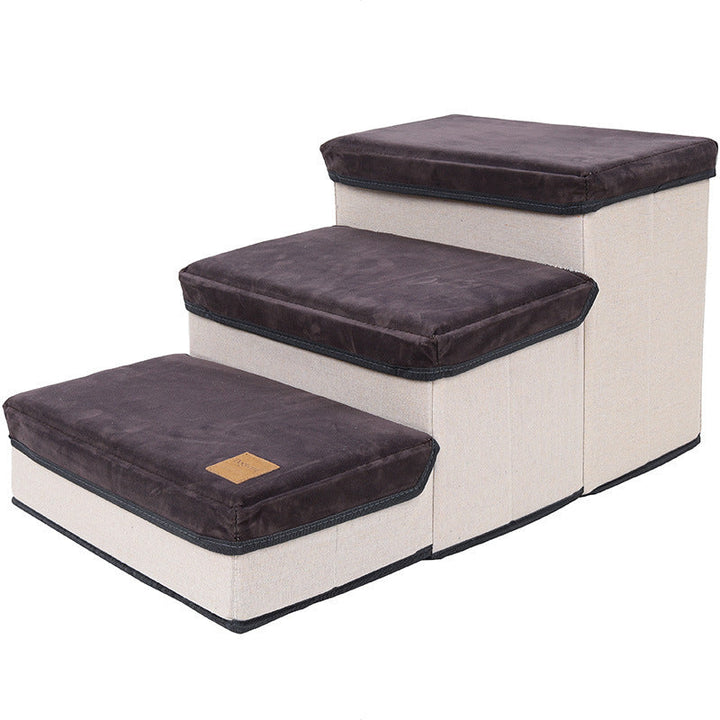 Elevate Your Pet's Comfort with Our Foldable Storage Pet Dog Stairs