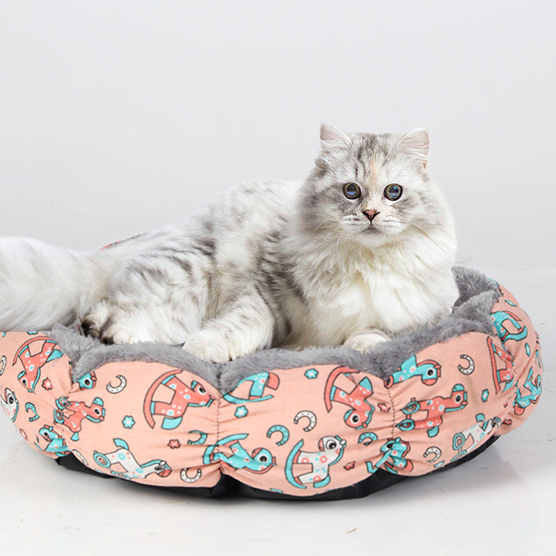 Cat Bed Cat Beds For Indoor Cats Calming Donut Bed