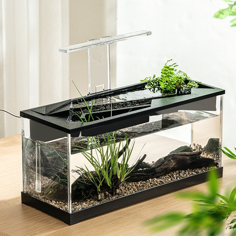 Acrylic Filter Circularly Heating Lazy Aquarium