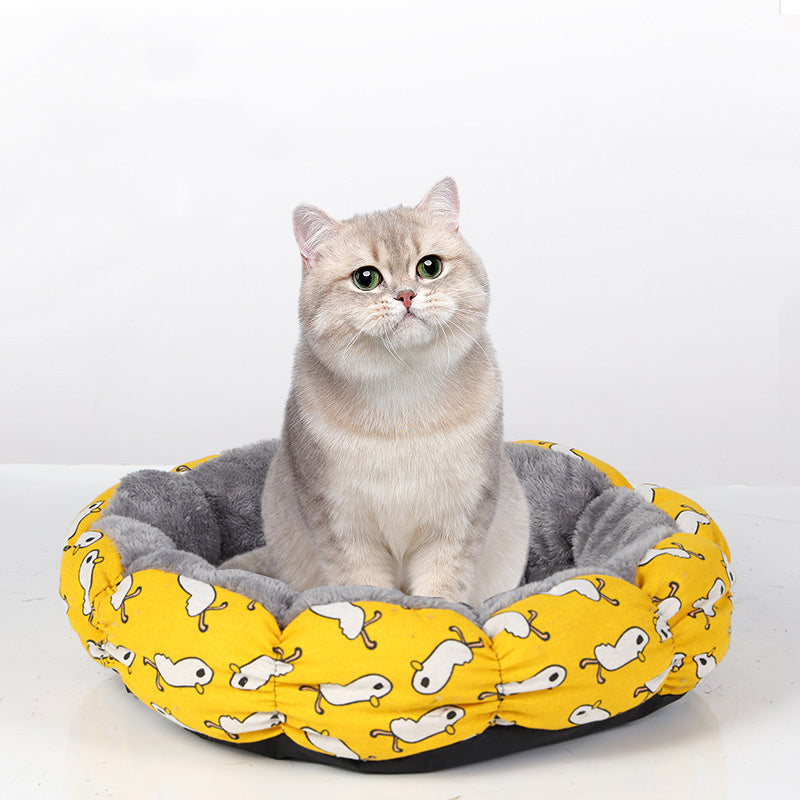 Cat Bed Cat Beds For Indoor Cats Calming Donut Bed
