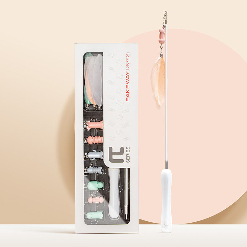 Cat Toy Laser Set Feather