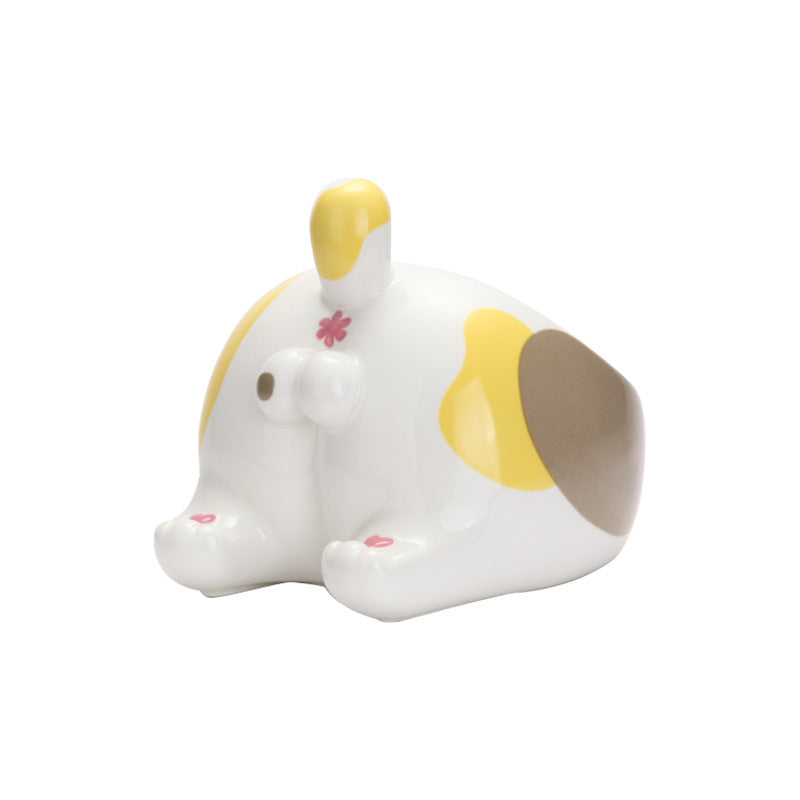 Ceramic Pet Bowl Cat Bowls Dog Feeding Holder