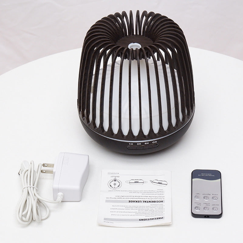 Bird cage wood grain machine