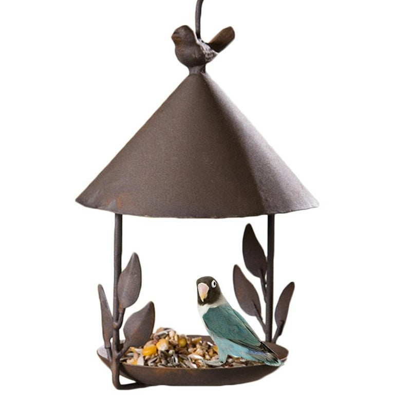 American made iron bird feeder