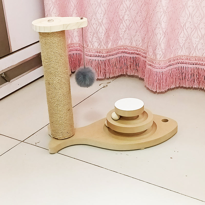 Cat Toys From Solid Wood Cat Turntable