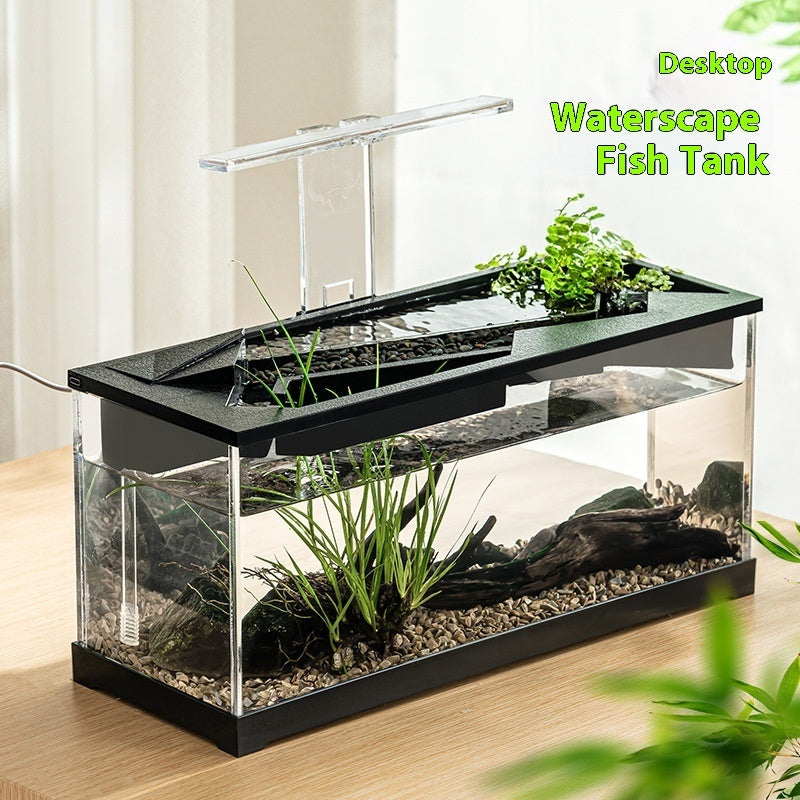 Acrylic Filter Circularly Heating Lazy Aquarium