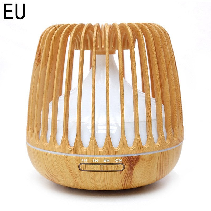 Bird cage wood grain machine