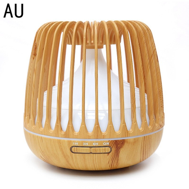 Bird cage wood grain machine