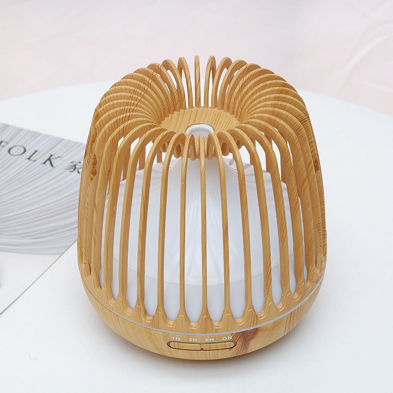 Bird cage wood grain machine