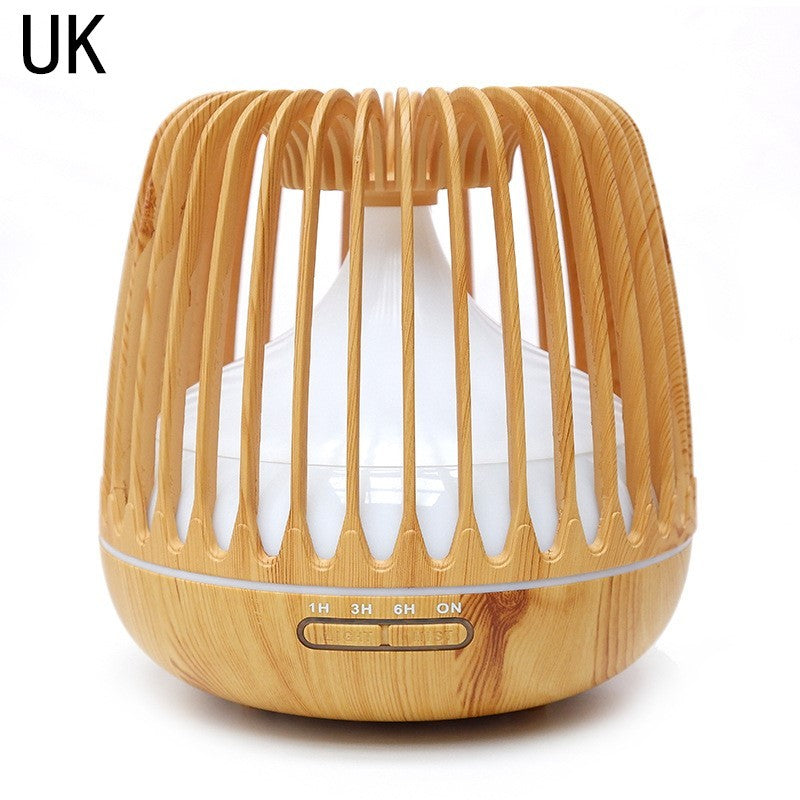 Bird cage wood grain machine