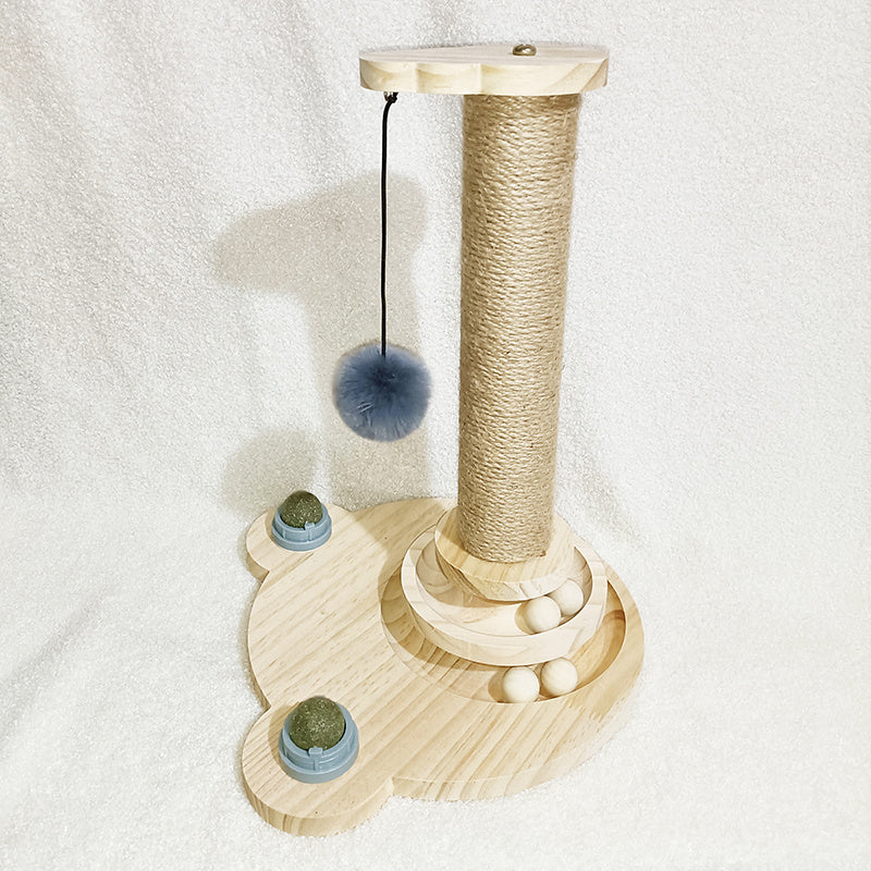 Cat Toys From Solid Wood Cat Turntable