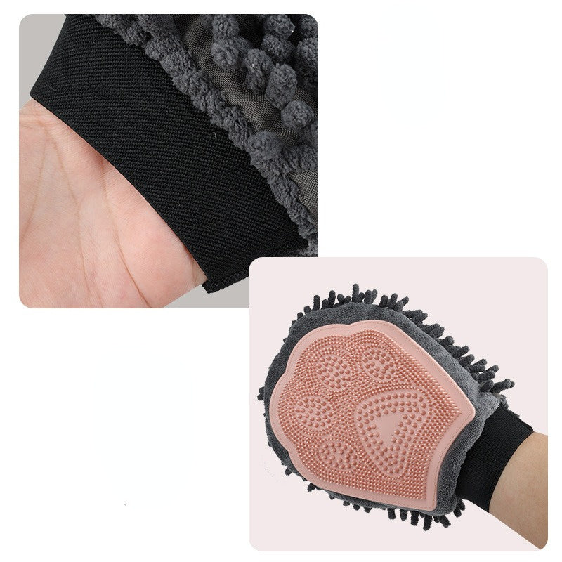 Pet Bathing Brush 2-in-1 Grooming Tool