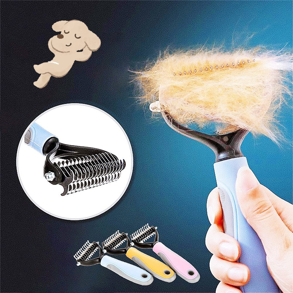 Stainless Double-sided Pet Brush Hair
