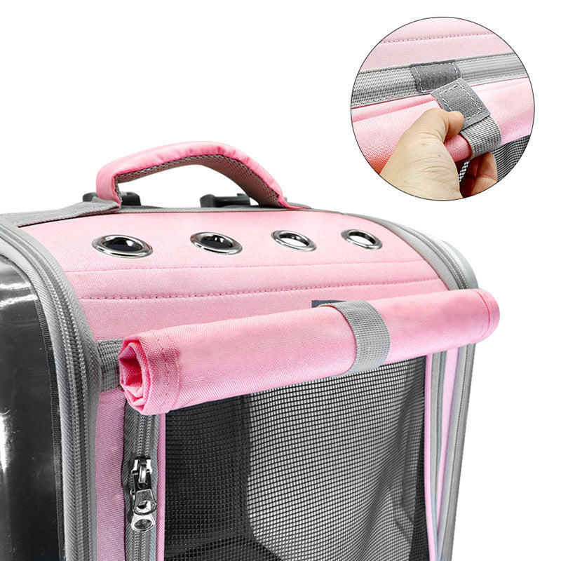Pet Cat Carrier Backpack Breathable Cat Travel