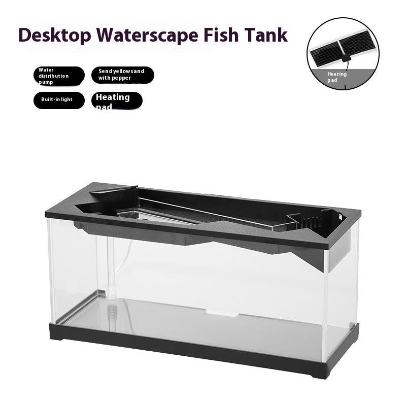 Acrylic Filter Circularly Heating Lazy Aquarium