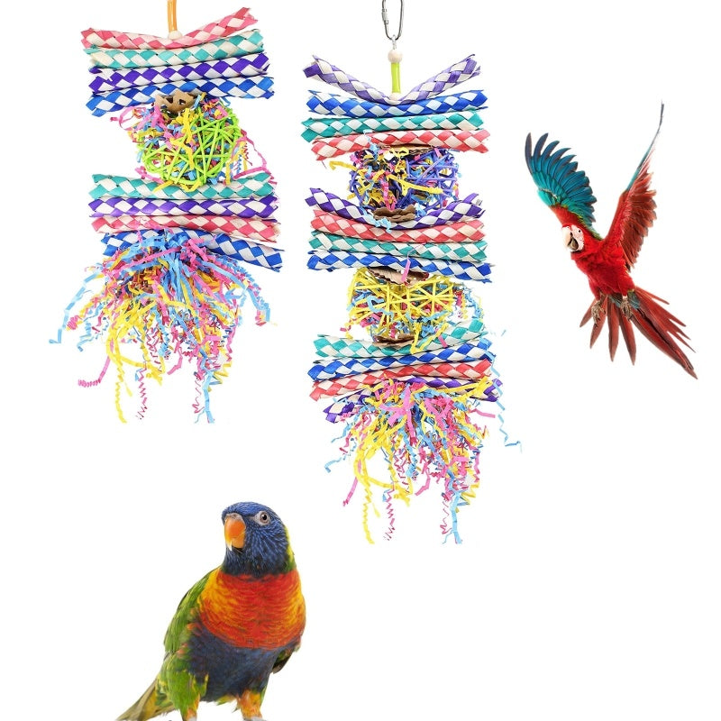 Parrot Toy Woodskin Cage Supplies
