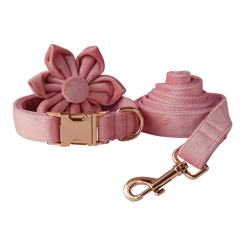 Goose Down Dog Collar Double Microfiber