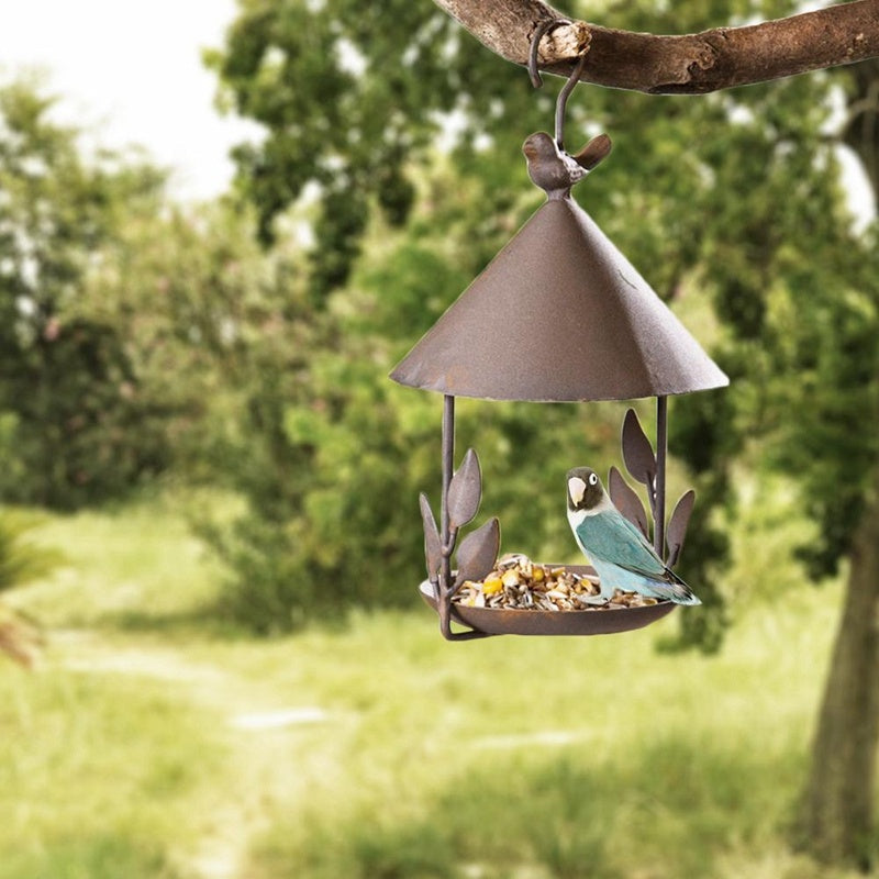 American made iron bird feeder