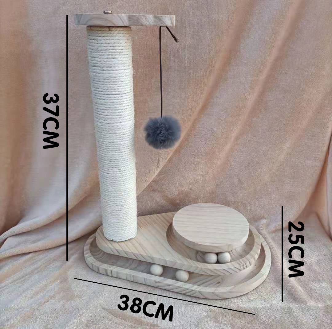 Cat Toys From Solid Wood Cat Turntable