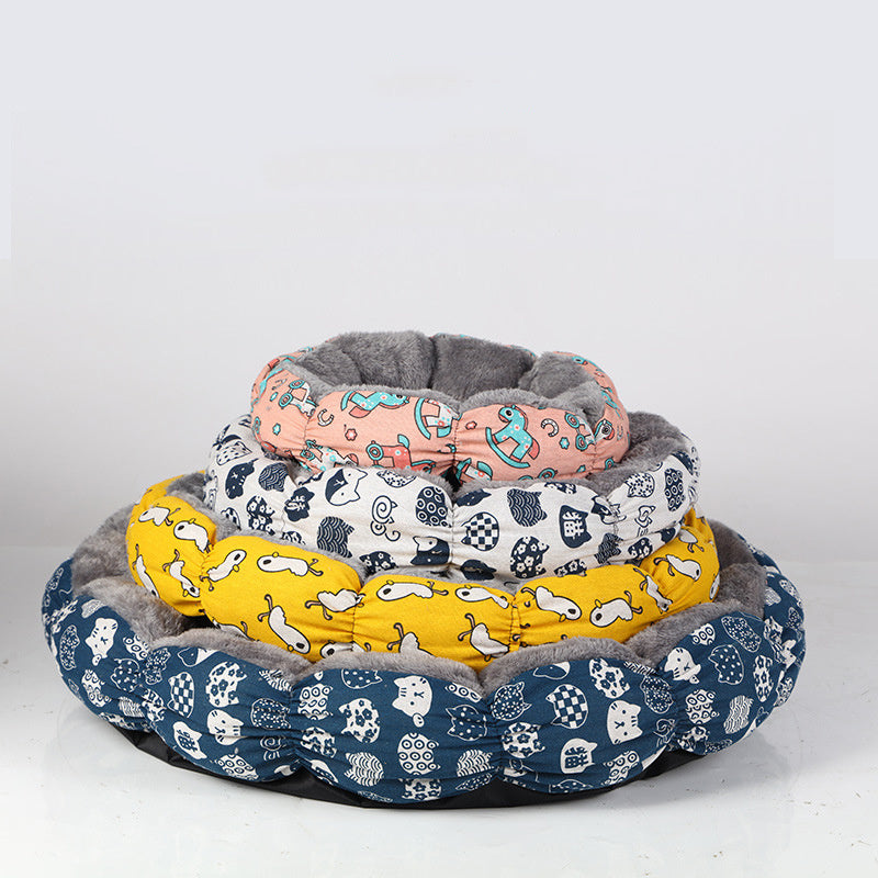 Cat Bed Cat Beds For Indoor Cats Calming Donut Bed