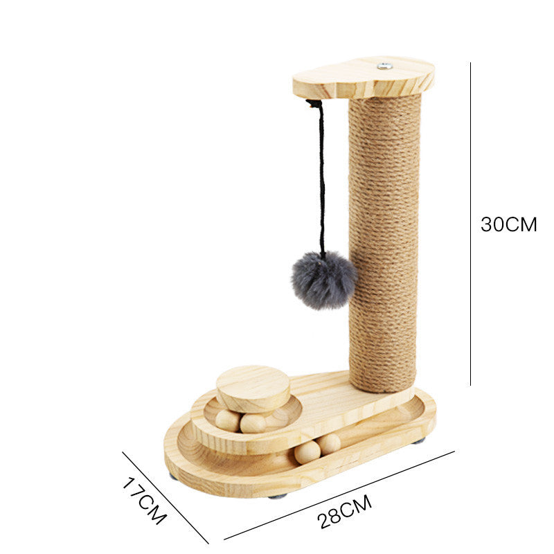 Cat Toys From Solid Wood Cat Turntable
