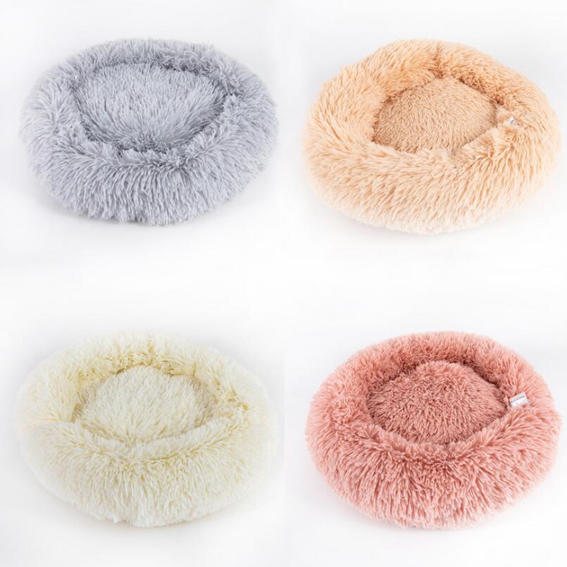 Dog Beds For Small Dogs Round Plush Cat Puppy Beds