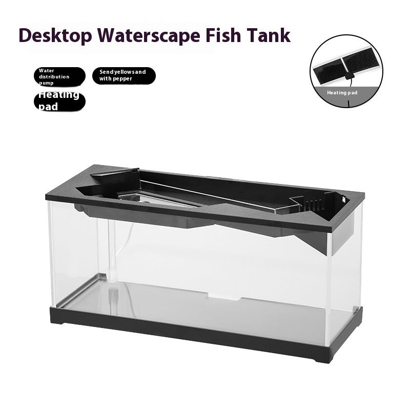 Acrylic Filter Circularly Heating Lazy Aquarium