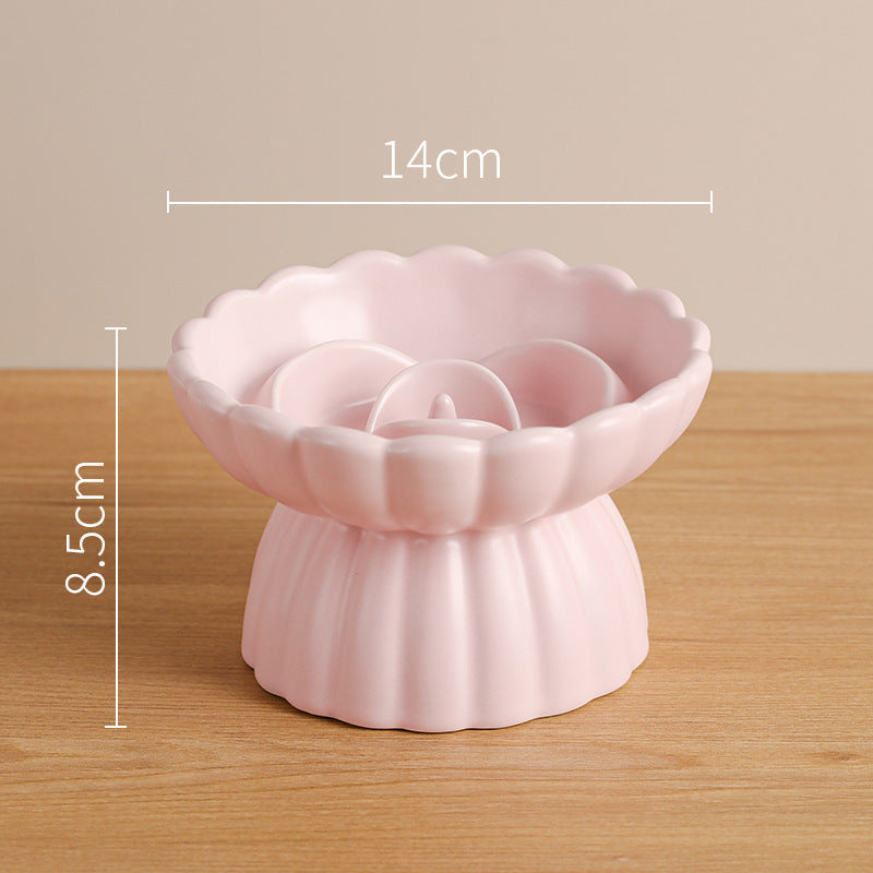 Elevated Ceramic Slow Feed