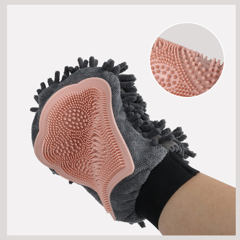 Pet Bathing Brush 2-in-1 Grooming Tool