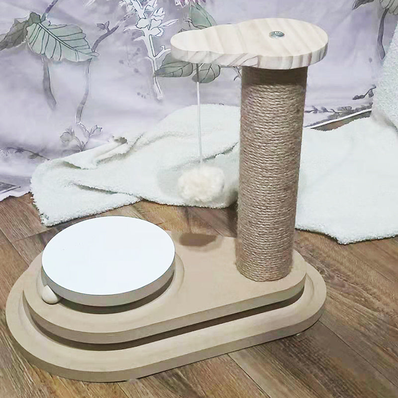 Cat Toys From Solid Wood Cat Turntable