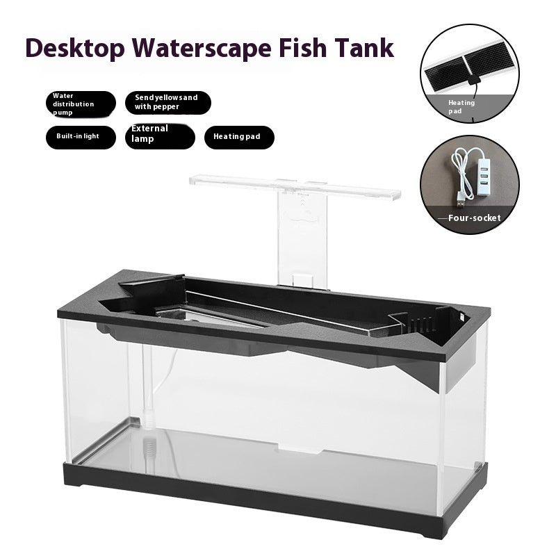 Acrylic Filter Circularly Heating Lazy Aquarium