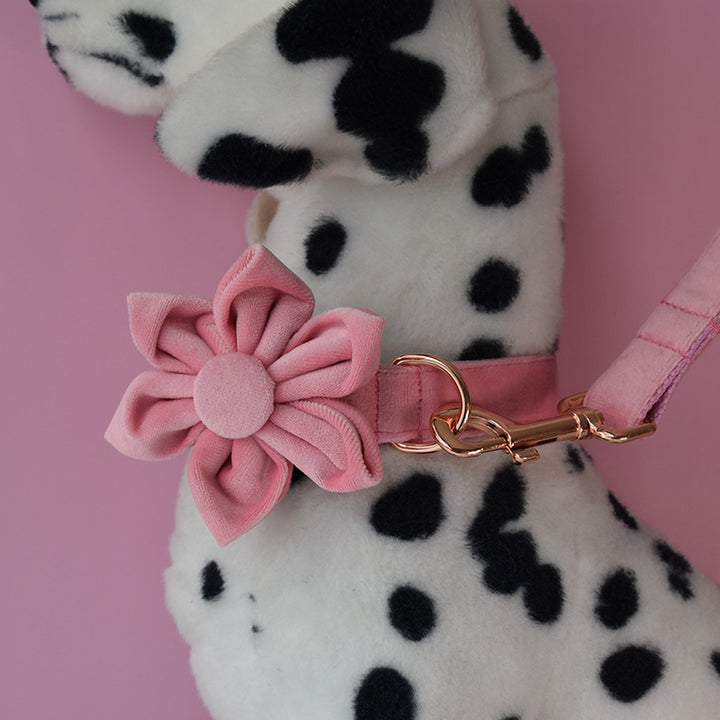 Goose Down Dog Collar Double Microfiber