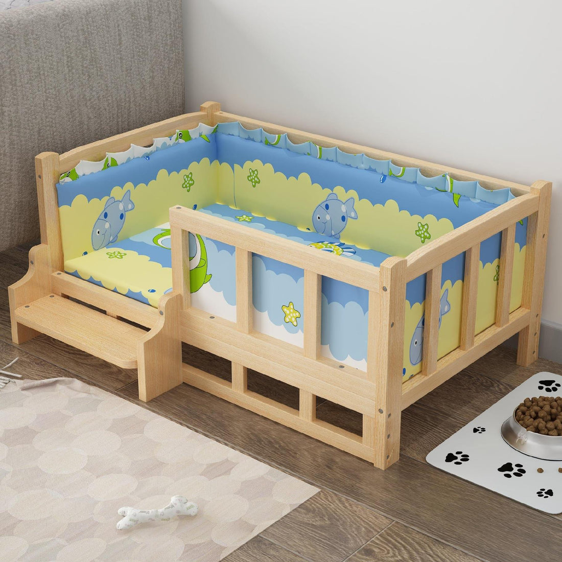 Bed Summer Wooden Wooden Bed