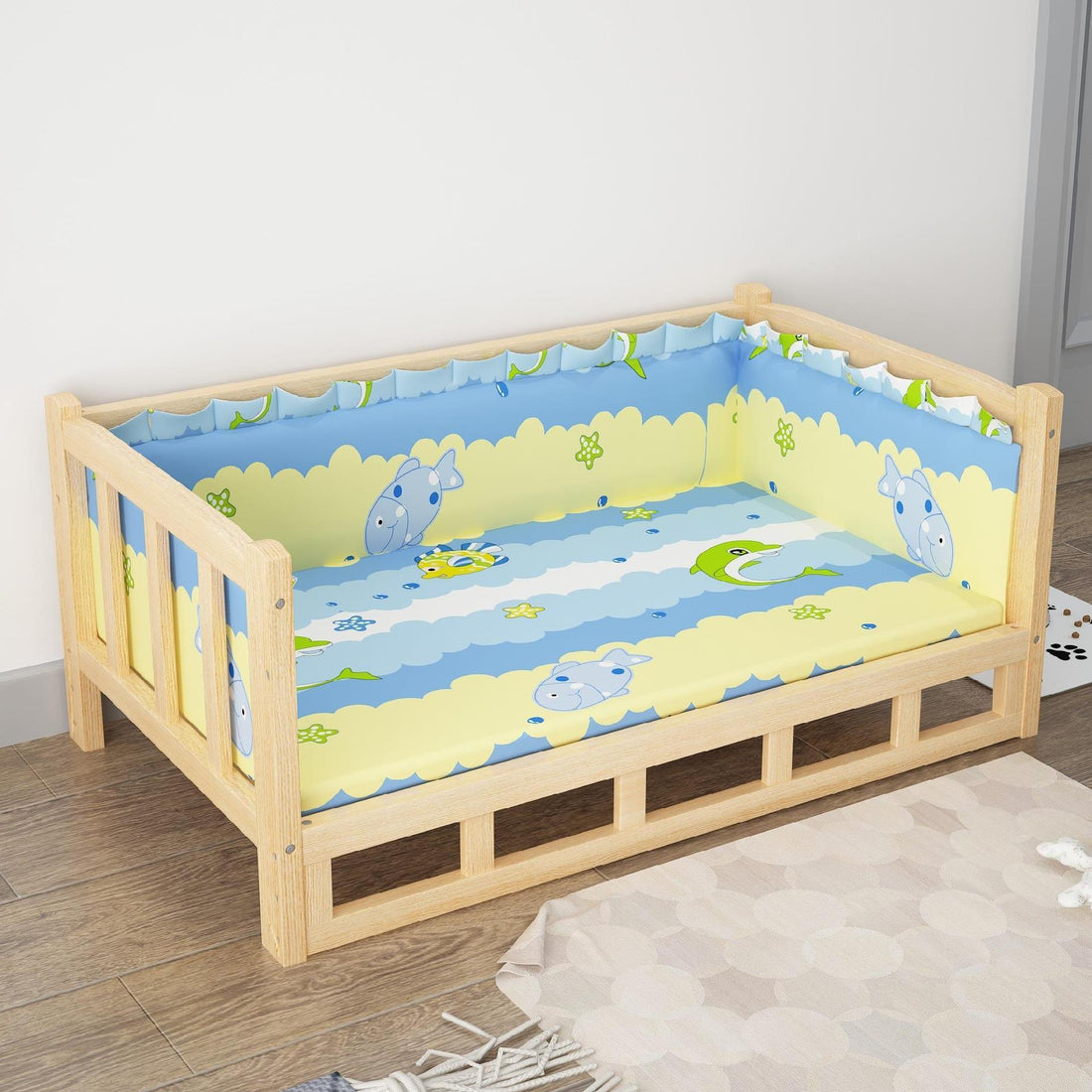 Bed Summer Wooden Wooden Bed