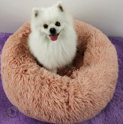 Dog Beds For Small Dogs Round Plush Cat Puppy Beds