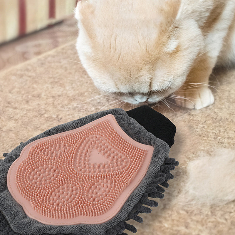 Pet Bathing Brush 2-in-1 Grooming Tool