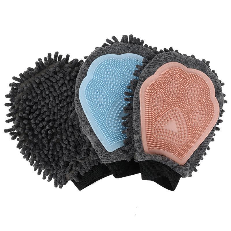 Pet Bathing Brush 2-in-1 Grooming Tool